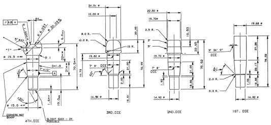 Fig. 10. Scheme of heading parts with special heads [2].